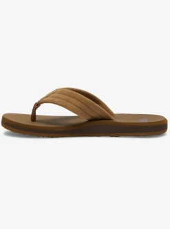 Quiksilver Sandals|Boy'S 8-16 Carver Suede Core Sandals Tan 1