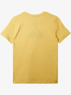 Quiksilver Tees|Boy'S 8-16 Comp Logo T-Shirt Banana Cream