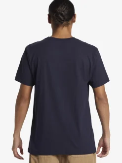 Quiksilver Tees|Boy'S 8-16 Comp Logo T-Shirt Navy Blazer