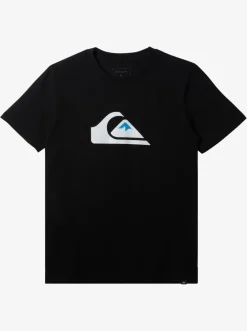 Quiksilver Tees|Boy'S 8-16 Comp Logo T-Shirt Black