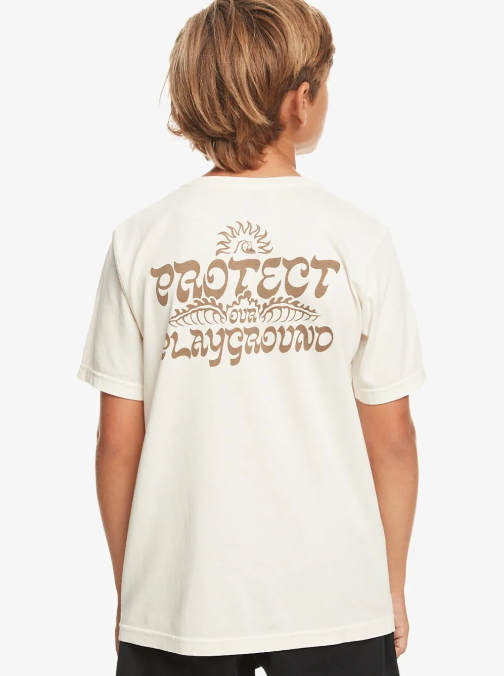 Quiksilver Tees|Boy'S 8-16 Earthy Type T-Shirt Birch