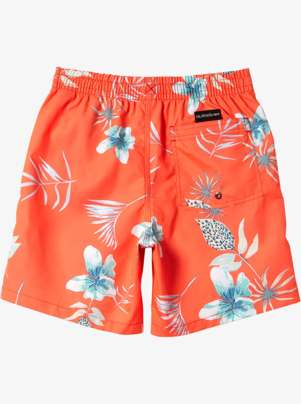 Quiksilver Boardshorts|Boy'S 8-16 Everyday Mix Vl 15Nb Elastic Waist Shorts Fiery Coral