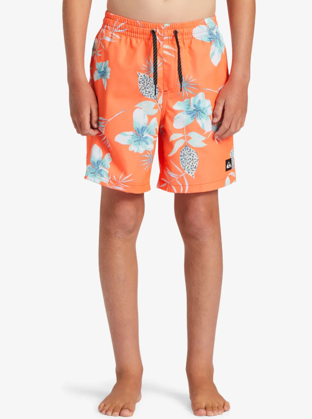 Quiksilver Boardshorts|Boy'S 8-16 Everyday Mix Vl 15Nb Elastic Waist Shorts Fiery Coral