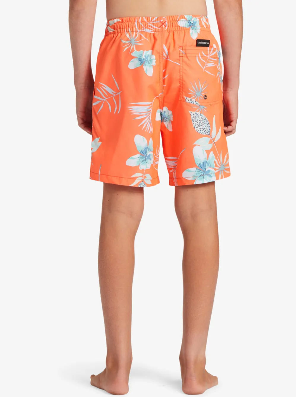 Quiksilver Boardshorts|Boy'S 8-16 Everyday Mix Vl 15Nb Elastic Waist Shorts Fiery Coral