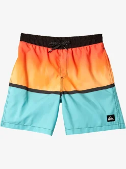 Quiksilver Boardshorts|Boy'S 8-16 Everyday Mix Vl 15Nb Elastic Waist Shorts Orange Pop