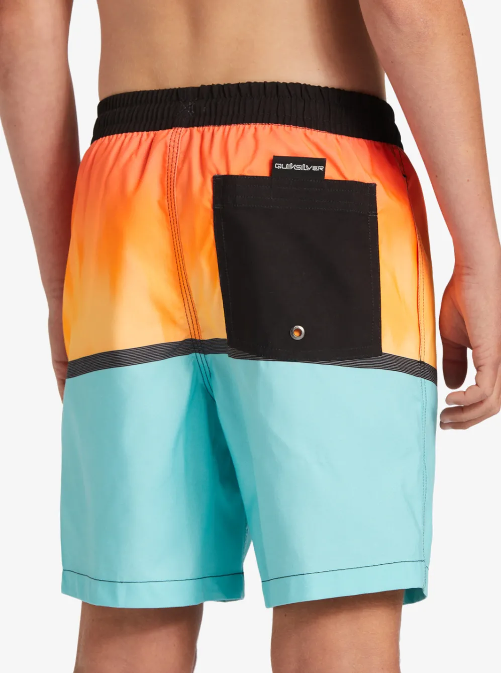 Quiksilver Boardshorts|Boy'S 8-16 Everyday Mix Vl 15Nb Elastic Waist Shorts Orange Pop