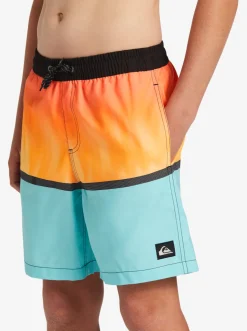 Quiksilver Boardshorts|Boy'S 8-16 Everyday Mix Vl 15Nb Elastic Waist Shorts Orange Pop