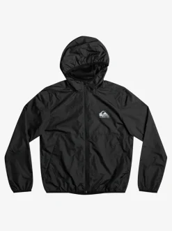 Quiksilver Jackets|Boy'S 8-16 Everyday Water Repellent Windbreaker Black