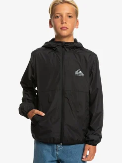 Quiksilver Jackets|Boy'S 8-16 Everyday Water Repellent Windbreaker Black