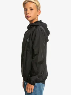 Quiksilver Jackets|Boy'S 8-16 Everyday Water Repellent Windbreaker Black