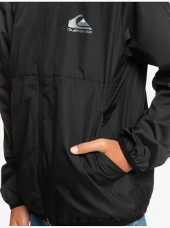 Quiksilver Jackets|Boy'S 8-16 Everyday Water Repellent Windbreaker Black