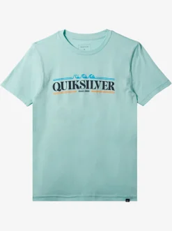Quiksilver Tees|Boy'S 8-16 Gradient Line T-Shirt Pastel Turquoise
