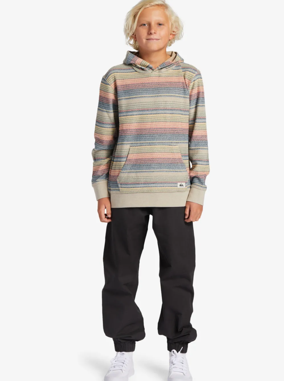 Quiksilver Jackets|Boys 8-16 Great Otway Hoodie Plaza Taupe Great Otway