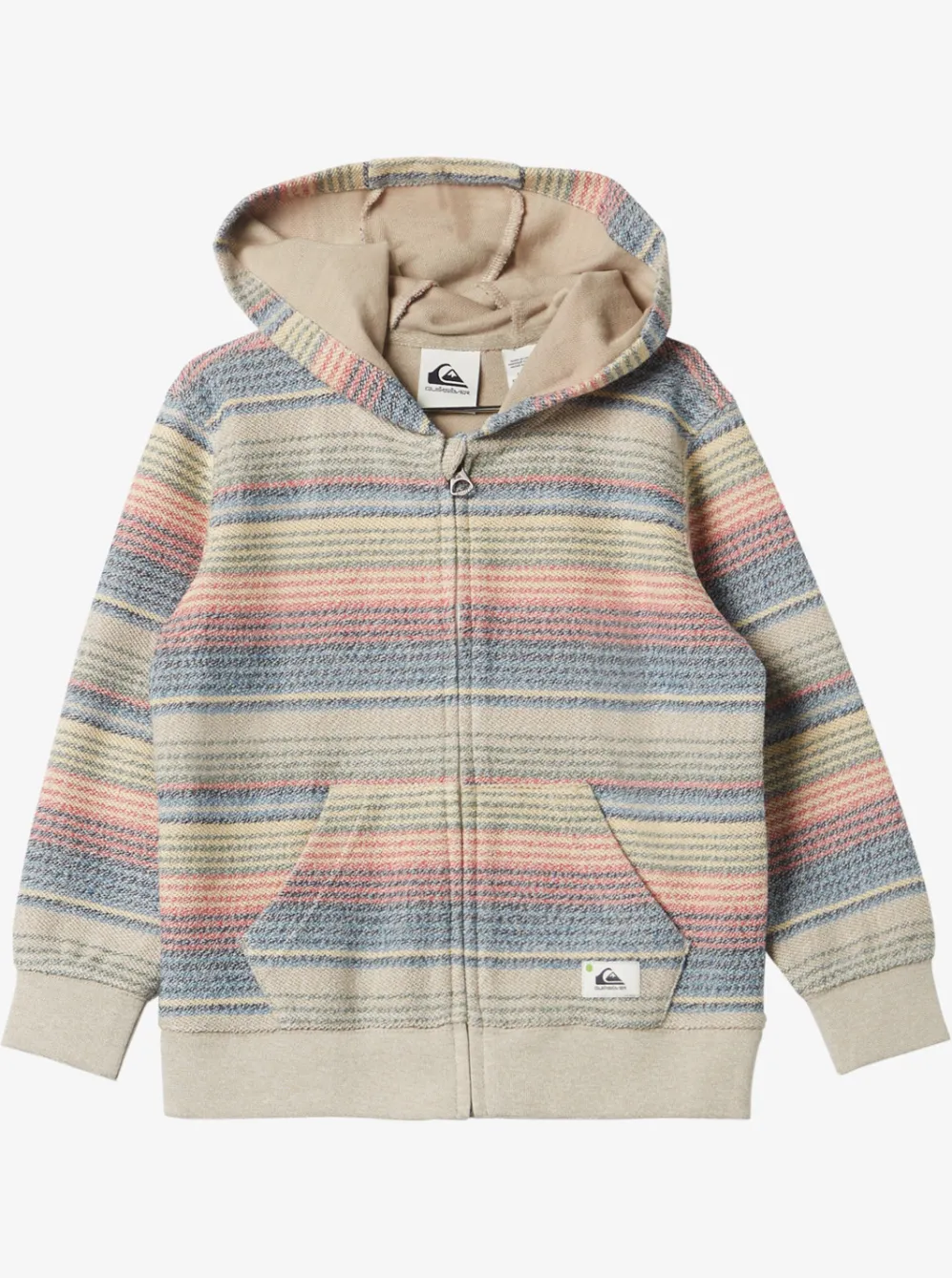 Quiksilver Sweatshirts & Hoodies|Boy'S 2-7 Great Otway Zip-Up Hoodie Plaza Taupe Great Otway