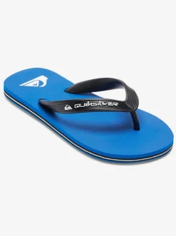 Quiksilver Sandals|Boy'S 8-16 Molokai Core Flip-Flops Blue 1