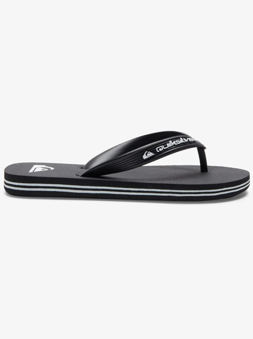 Quiksilver Sandals|Boy'S 8-16 Molokai Core Flip-Flops Black 1