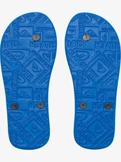 Quiksilver Sandals|Boy'S 8-16 Molokai Flip-Flops Black/Blue/Black