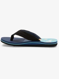 Quiksilver Sandals|Boy'S 8-16 Molokai Layback Sandals Blue/Blue/Grey