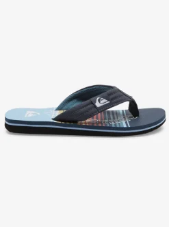 Quiksilver Sandals|Boy'S 8-16 Molokai Layback Sandals Blue 4