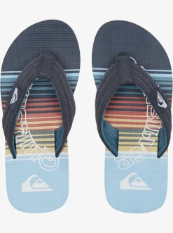 Quiksilver Sandals|Boy'S 8-16 Molokai Layback Sandals Blue 4