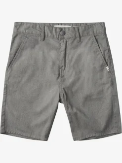Quiksilver Shorts|Boy'S 8-16 New Everyday Union Stretch Chino Shorts Light Grey Heather