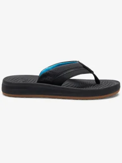 Quiksilver Sandals|Boy'S 8-16 Oasis Sandals Black/Black/Brown