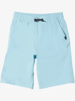Quiksilver Shorts|Boy'S 8-16 Ocean Elastic 18" Amphibian Boardshorts Sky Blue