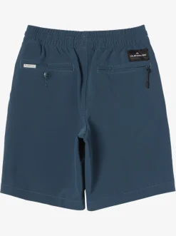 Quiksilver Shorts|Boy'S 2-7 Ocean Elastic Waist 14" Amphibian Boardshorts Midnight Navy