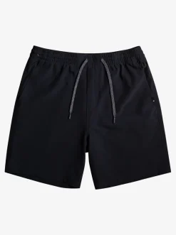 Quiksilver Shorts|Boy'S 2-7 Ocean Elastic Waist 14" Amphibian Boardshorts Black