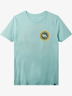 Quiksilver Tees|Boy'S 8-16 Omni Circle T-Shirt Pastel Turquoise