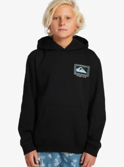 Quiksilver Jackets|Boy'S 8-16 Perfect Peaking Stingrayhoody Pullover Sweatshirt Black