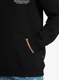 Quiksilver Jackets|Boy'S 8-16 Perfect Peaking Stingrayhoody Pullover Sweatshirt Black