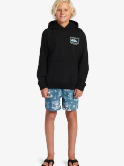 Quiksilver Jackets|Boy'S 8-16 Perfect Peaking Stingrayhoody Pullover Sweatshirt Black