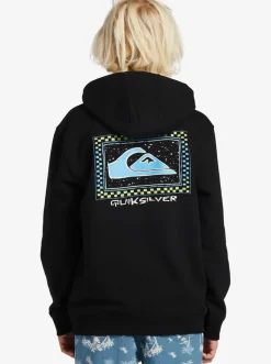 Quiksilver Jackets|Boy'S 8-16 Perfect Peaking Stingrayhoody Pullover Sweatshirt Black