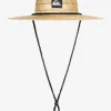 Quiksilver Hats|Boy'S 2-7 Pierside Straw Lifeguard Hat Natural