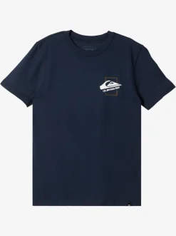 Quiksilver Tees|Boy'S 8-16 Quik Moves T-Shirt Navy Blazer