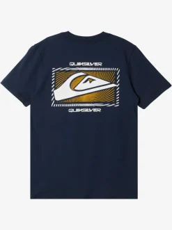 Quiksilver Tees|Boy'S 8-16 Quik Moves T-Shirt Navy Blazer