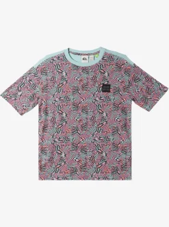 Quiksilver Tees|Boy'S 8-16 Radical All-Over T-Shirt Purple Rose Radical Times 233