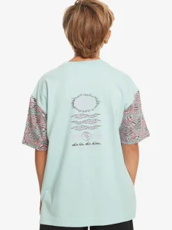 Quiksilver Tees|Boy'S 8-16 Radical All-Over T-Shirt Purple Rose Radical Times 233