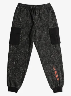 Quiksilver Pants & Jeans|Boy'S 8-16 Radical Cargo Joggers Black Radical Times 233