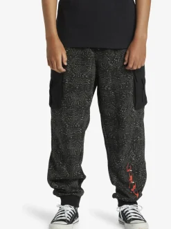 Quiksilver Pants & Jeans|Boy'S 8-16 Radical Cargo Joggers Black Radical Times 233