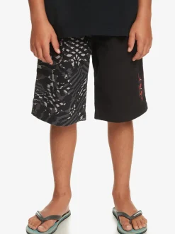 Quiksilver Shorts|Boy'S 8-16 Radical Times Elastic Waist Shorts Black