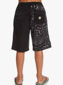 Quiksilver Shorts|Boy'S 8-16 Radical Times Elastic Waist Shorts Black
