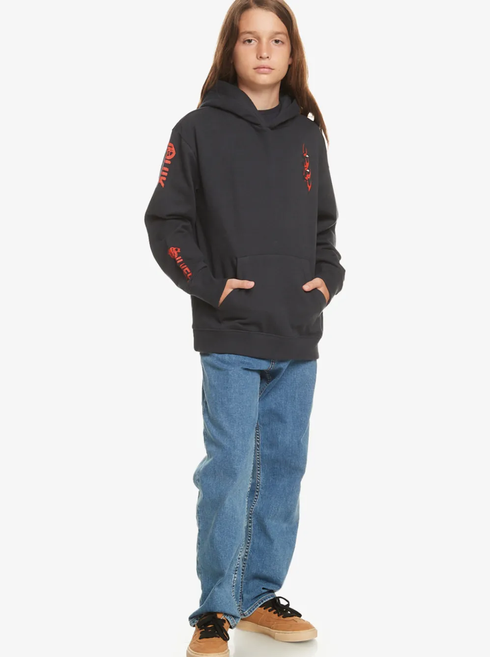 Quiksilver Sweatshirts & Hoodies|Boy'S 8-16 Radical Times Hoodie Black