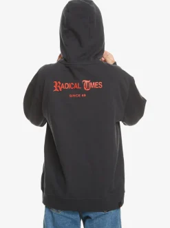 Quiksilver Sweatshirts & Hoodies|Boy'S 8-16 Radical Times Hoodie Black