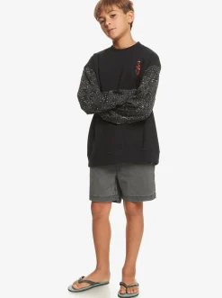 Quiksilver Sweatshirts & Hoodies|Boy'S 8-16 Radical Times Sweatshirt Black