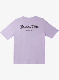 Quiksilver Tees|Boy'S 8-16 Radical Times T-Shirt Purple Rose