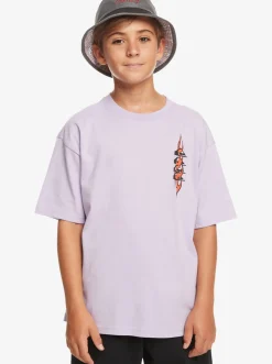 Quiksilver Tees|Boy'S 8-16 Radical Times T-Shirt Purple Rose