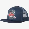 Quiksilver Hats|Boy'S 8-16 Rat Pack Trucker Hat Navy Blazer
