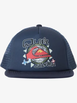 Quiksilver Hats|Boy'S 8-16 Rat Pack Trucker Hat Navy Blazer